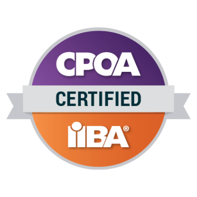 IIBA CPOA Certified Badge